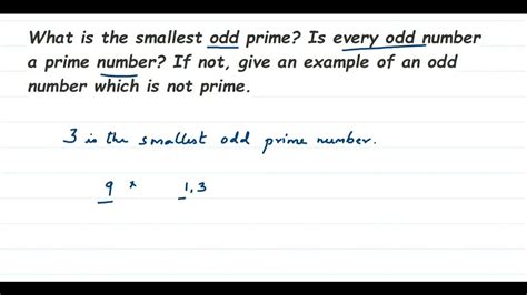 is every odd number a prime number